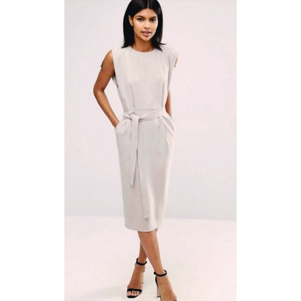 ASOS Belted Work Dress